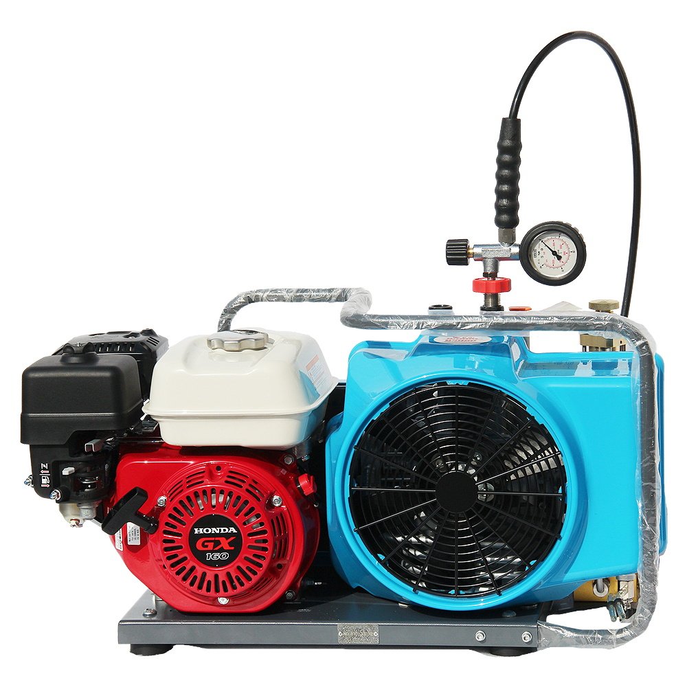 SCW100P Gasoline Gas Power High Pressure air Compressor for scuba Diving 5.5hp 300bar 3.5cfm