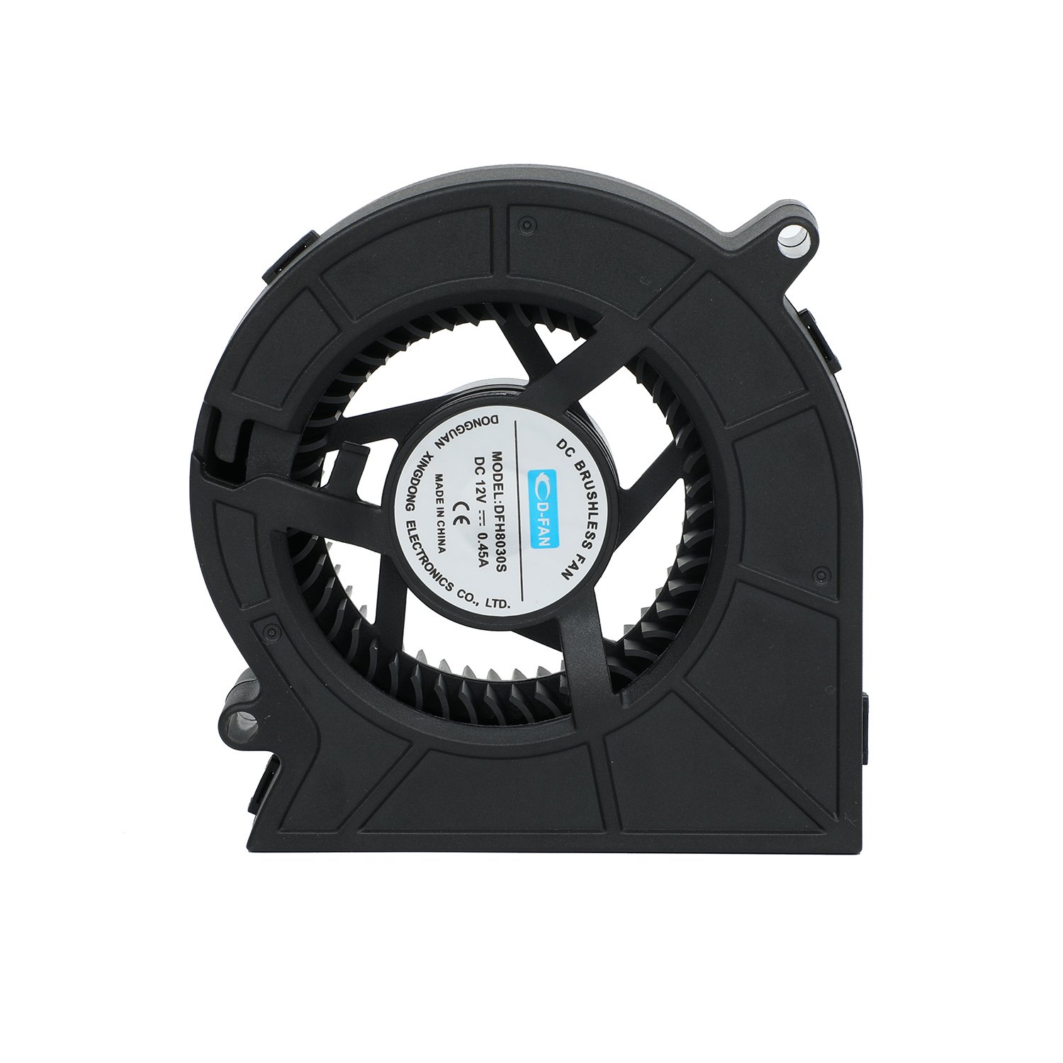 D-FAN Blower Fans Low Power High CFM 80mm 12v 24v DC Air Snail Blower