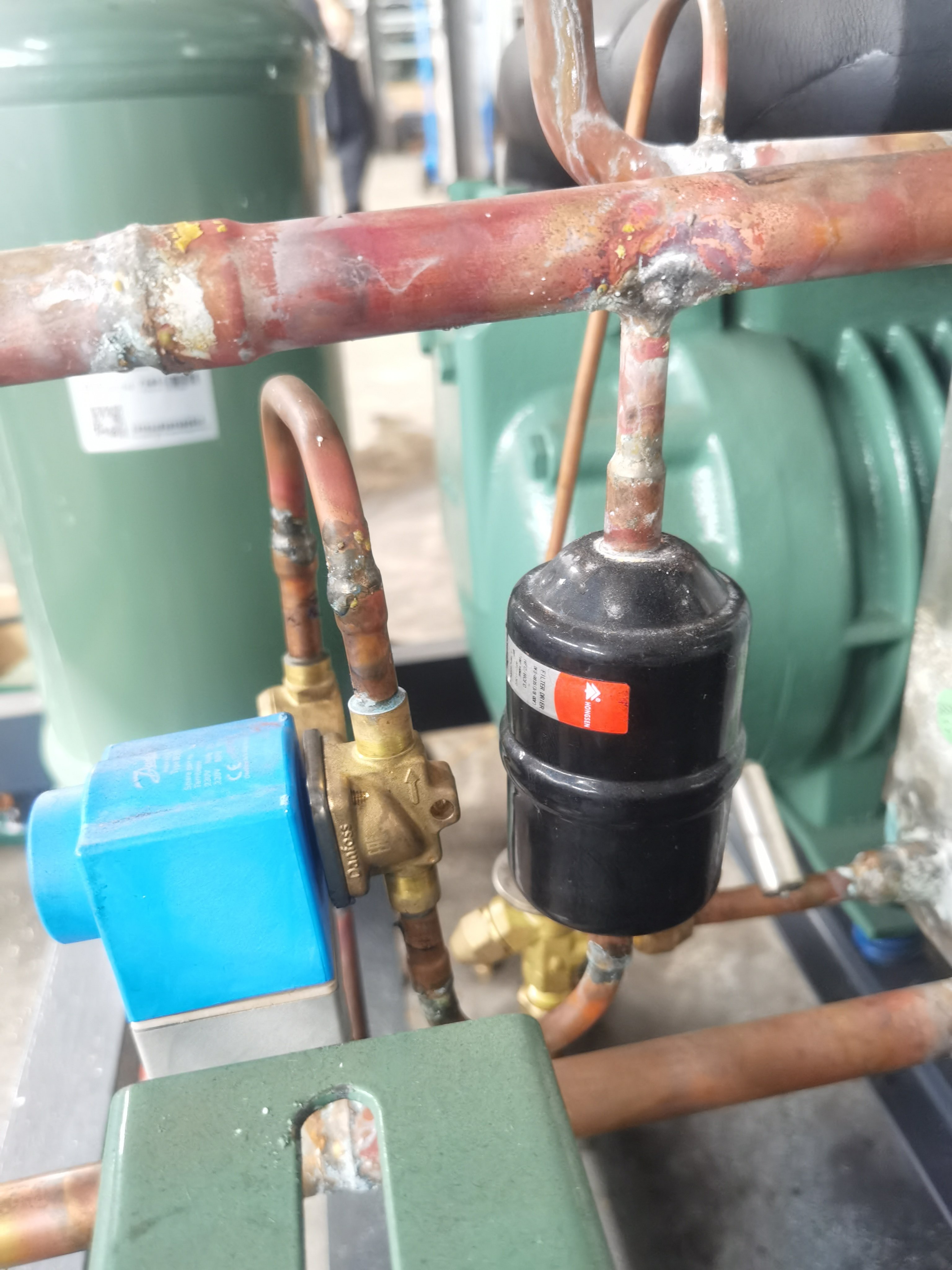 Cheap Piston Compressor Units Air Cooled Freezer Refrigeration Condensing Unit 2 Fans of Frascol
