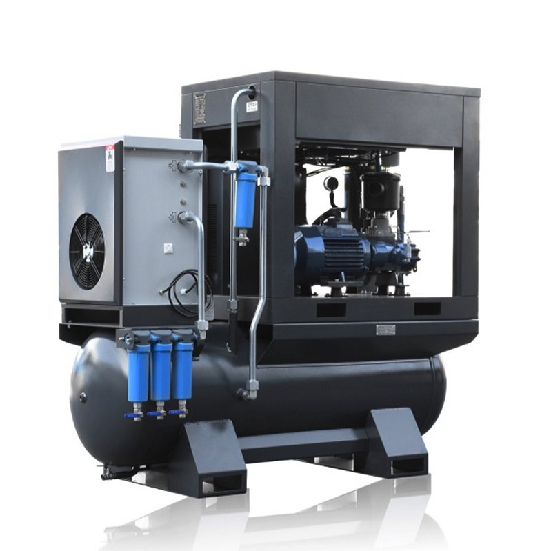 Olymtech 7.5kw PM VSD Rotary Screw Air Compressor 15kw 4-in-1 Industrial Air Compressor 11kw 8Bar 10 Bar Air Compressor
