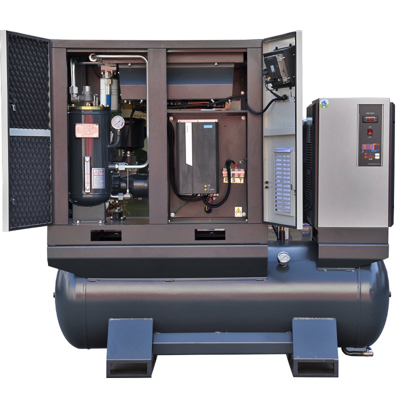Olymtech 7.5kw PM VSD Rotary Screw Air Compressor 15kw 4-in-1 Industrial Air Compressor 11kw 8Bar 10 Bar Air Compressor
