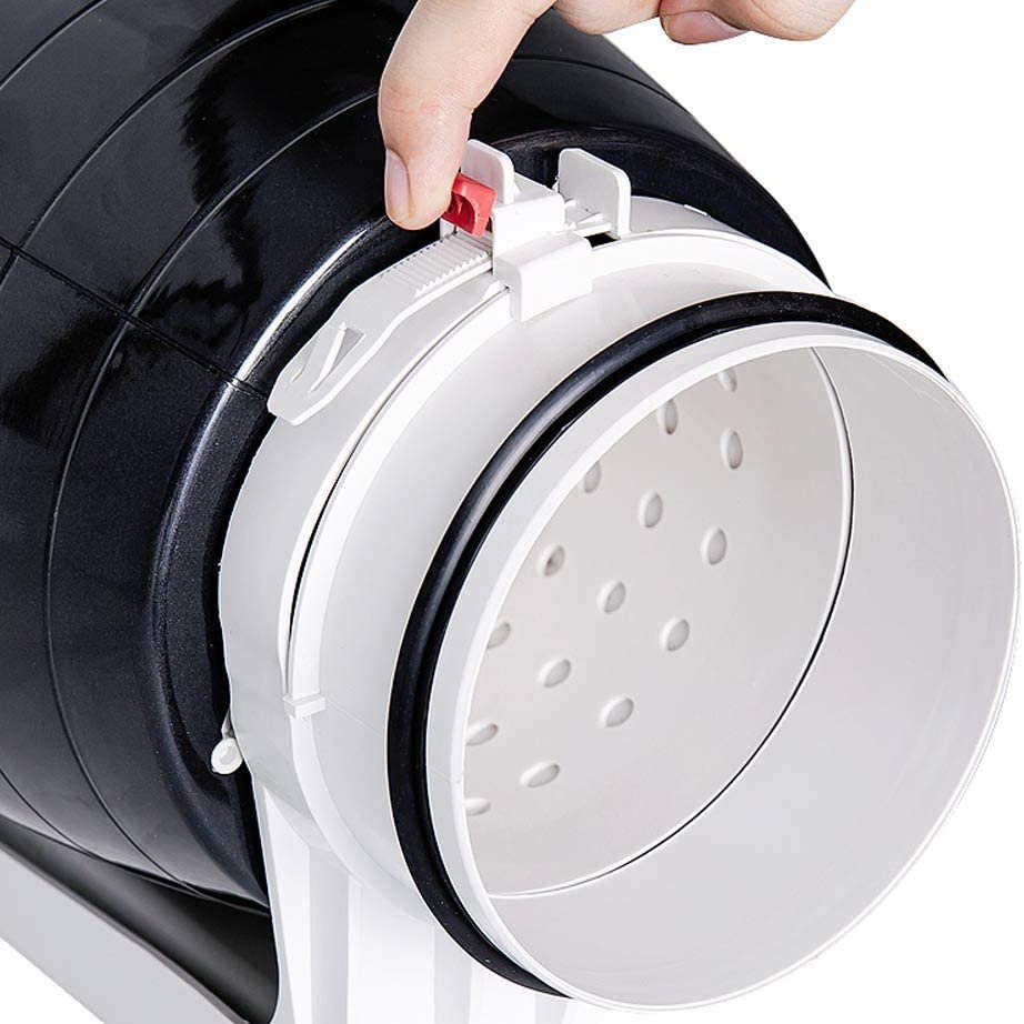 2024 Popular 4 6 8 Inches Silent Exhaust Air Duct Fan for Grow Tent Ventilation Easy Installation Garden Supplies