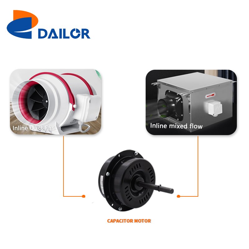 Ac Condenser General Purpose Fan Motor Air Conditioning Indoor Fan Motor