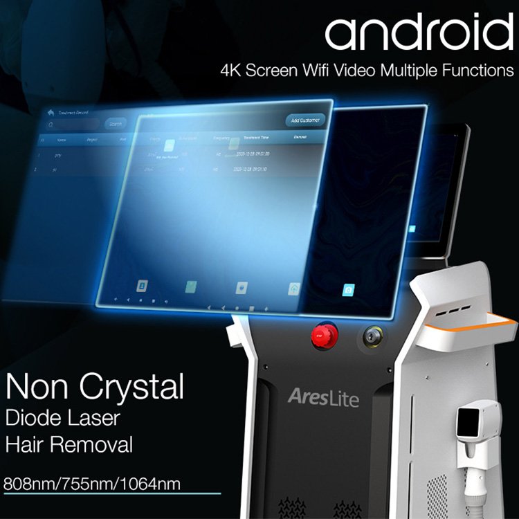 Areslite 4 Wavelengths Laser Diode 808nm 755 808 940 1064NM Laser Beauty Equipment for Hair Removal