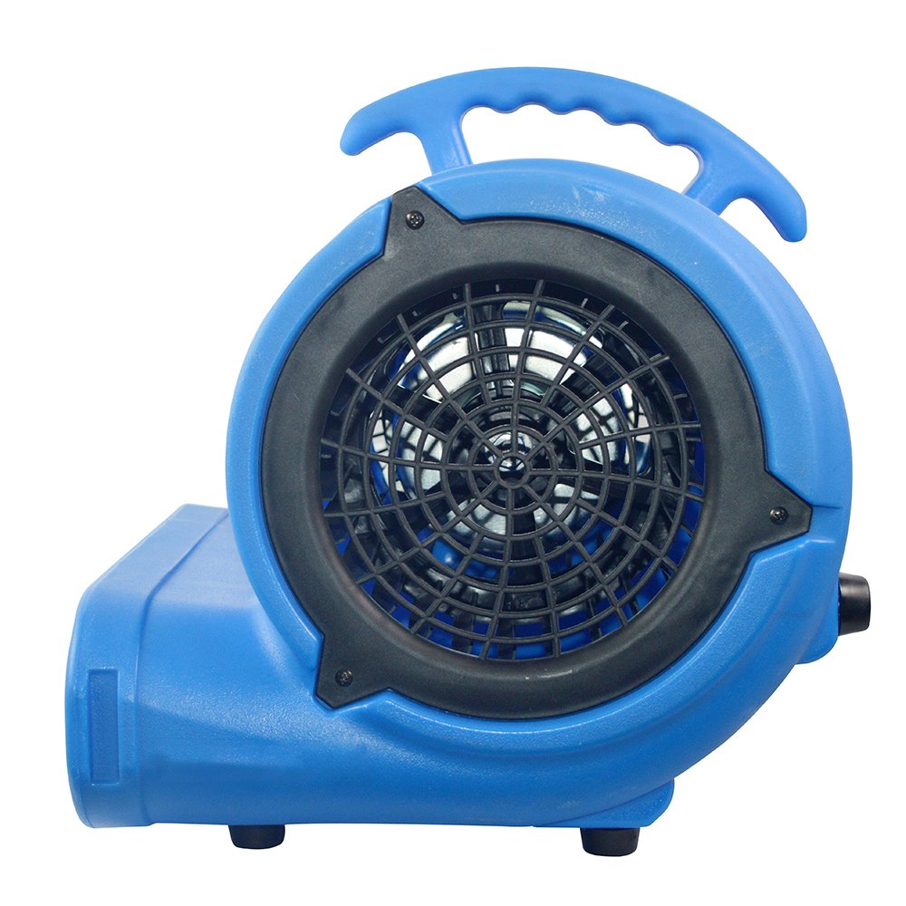 Air Mover 1/3 HP 951CFM Portable Floor Blower Fan Carpet Dryer Ventilating with 4 Blowing Angles and Time Function Commercial