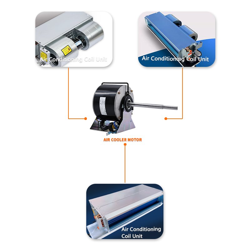 High-power Monopodium Copper Wire air Conditioner Fan Coil Motor
