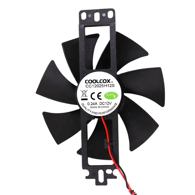CoolCox 12025 Dc Frameless Cooling Fan Size 110x23mm Bladeless Electric Fan air Cooler for Home Appliance Graphic Card