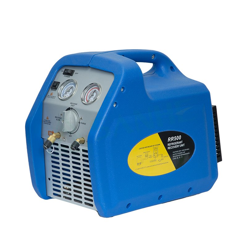 100-240V 50/60Hz Portable Recovery Unit RR500 Air Conditioner Refrigerant Recovery Machine