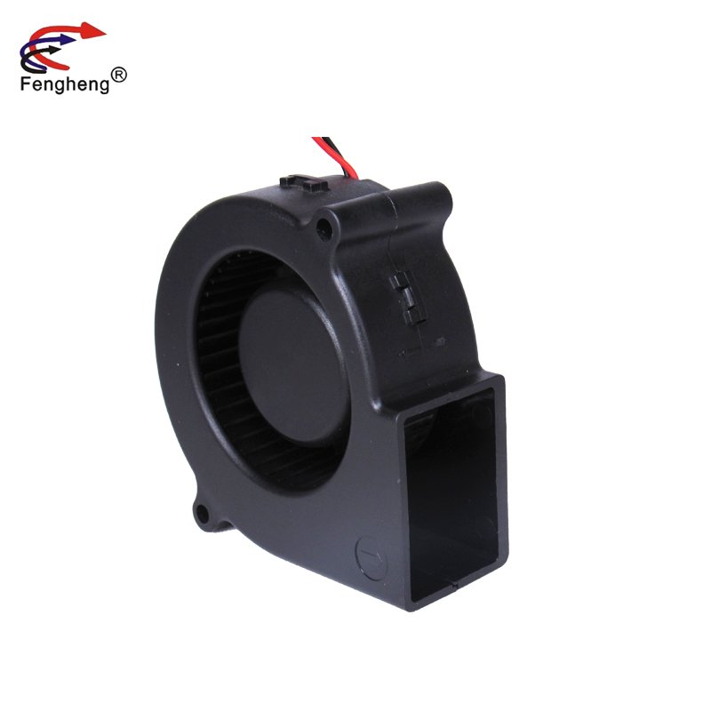 China Factory Ventilation Blower Fan 7530 75x75x30mm 12v 24v PWM 2Pin Centrifugal Turbo Fan Blower for Advertising Machine