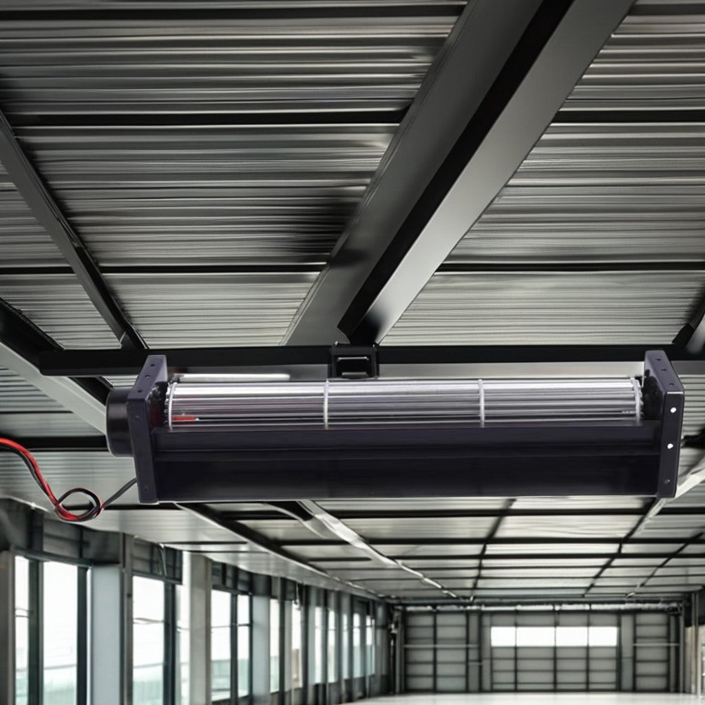 COOLFONG 40290 Tangential Fan Blower DC 12V/24V Brushless Motor Cross Flow Fan for Elevator Applications