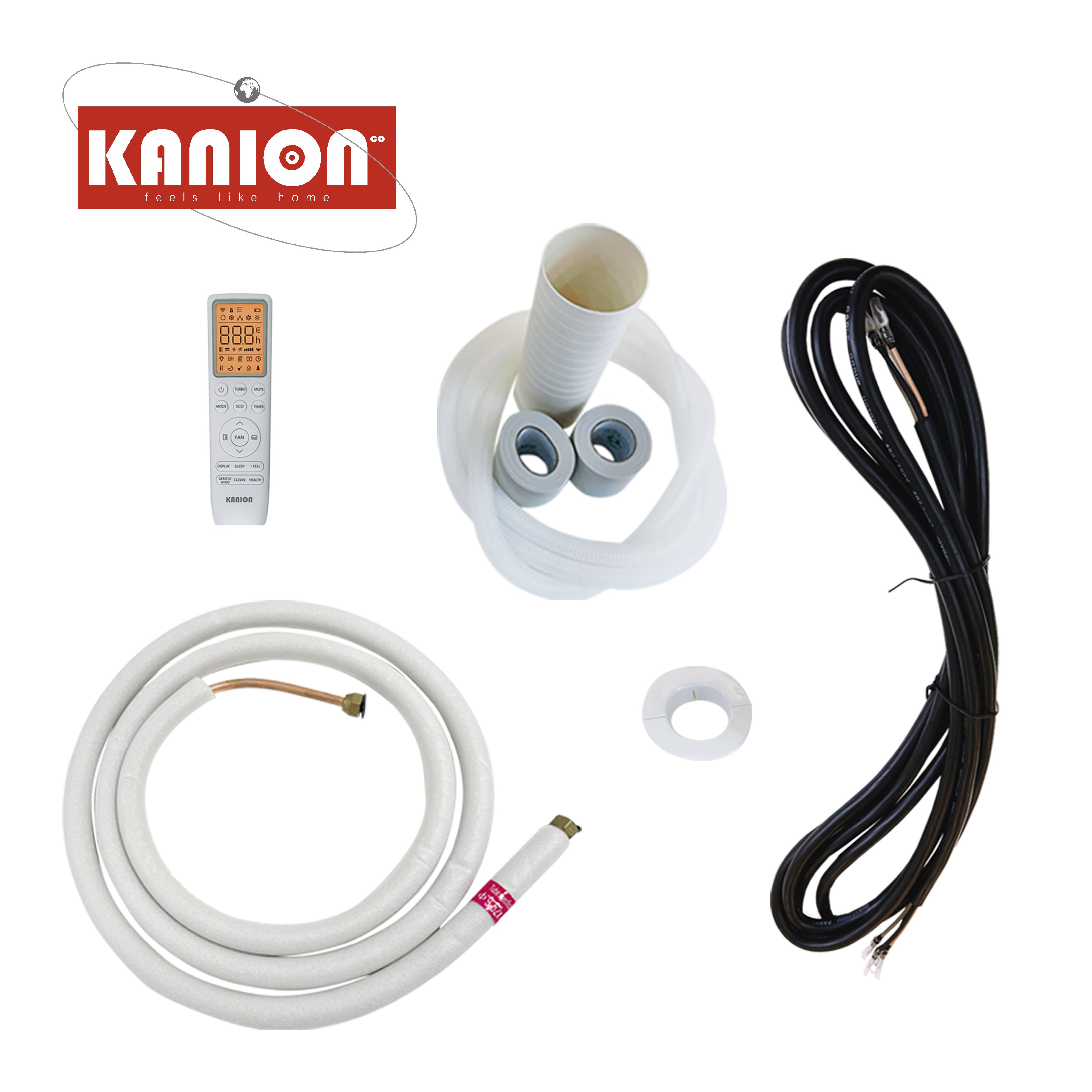 Kanion Heat 9000 12000 18000 Btu T3 Condenser for Mini Split Ac Unit Air Conditioner Inverter Airconditioner
