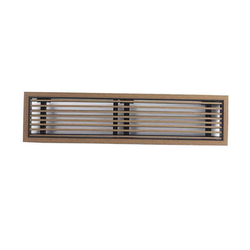 Non Condensing Detachable Wood Color Grain Grille for Central Air Conditioning Vents