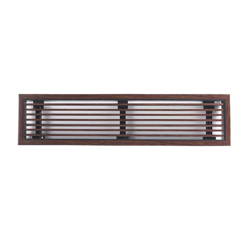 Non Condensing Detachable Wood Color Grain Grille for Central Air Conditioning Vents