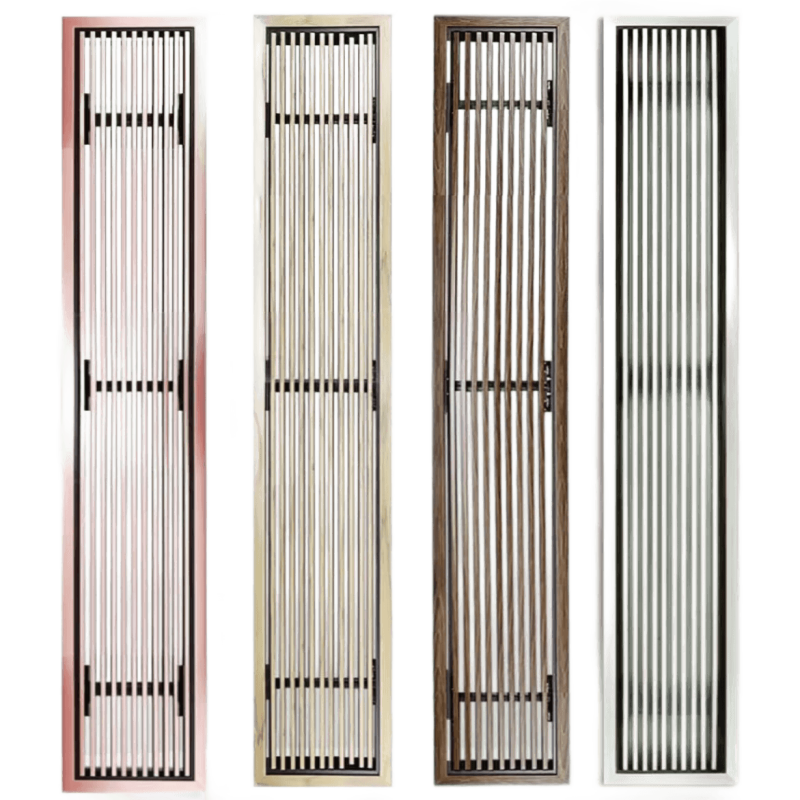 Non Condensing Detachable Wood Color Grain Grille for Central Air Conditioning Vents