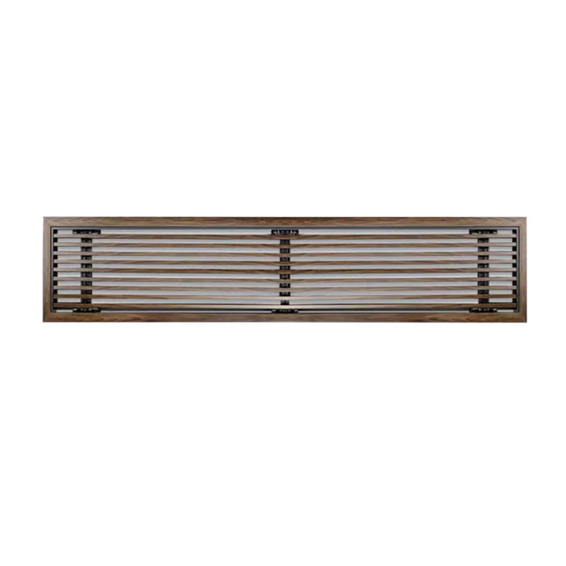 Non Condensing Detachable Wood Color Grain Grille for Central Air Conditioning Vents