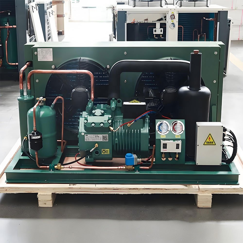 Factory 3hp 5hp 6hp 10hp 20hp Germany Air Cooled Compressor Condensing Unit for Cooling System Refrigeration
