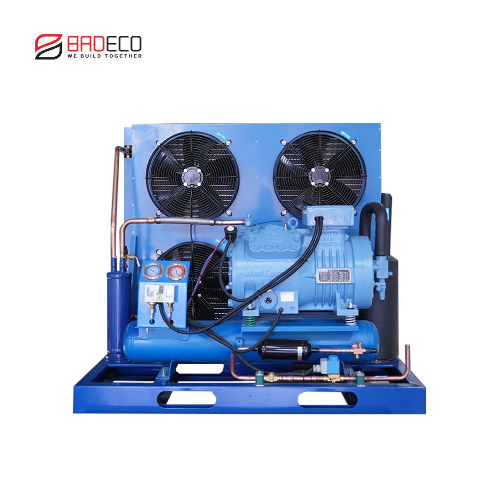 Factory 3hp 5hp 6hp Condenser Unit for Walk in Cooler Air Condenser