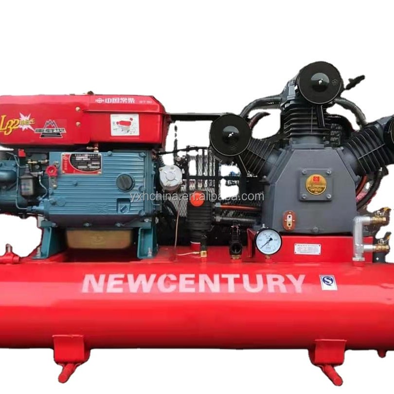 China Factory Products Small diesel Portable Piston air Compressor for Mining W3128 for Sale