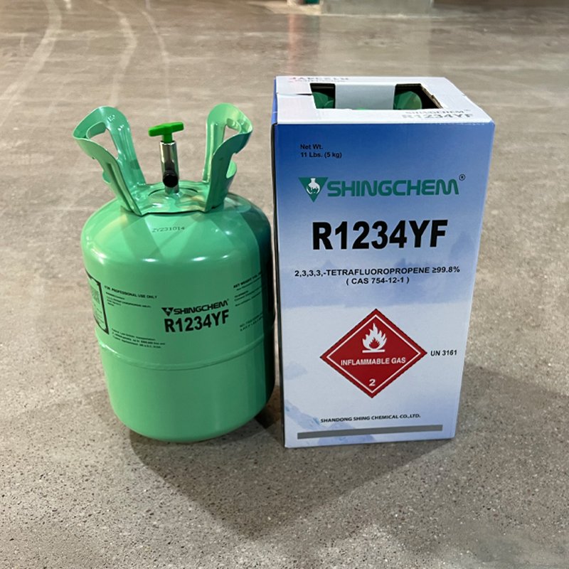 SHINGCHEM/OEM China Factory High Purity Refrigerant Gas Eco-friendly R1234yf 5KG