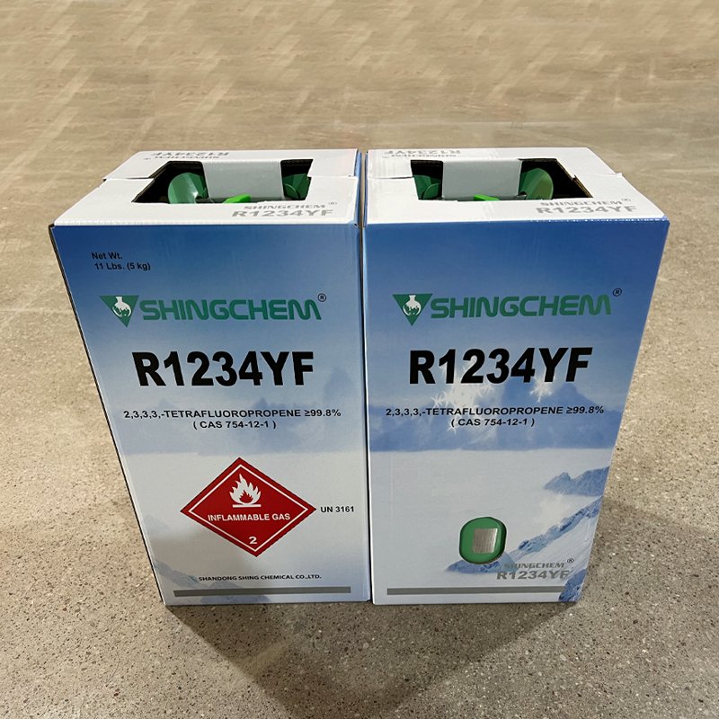 SHINGCHEM/OEM China Factory High Purity Refrigerant Gas Eco-friendly R1234yf 5KG