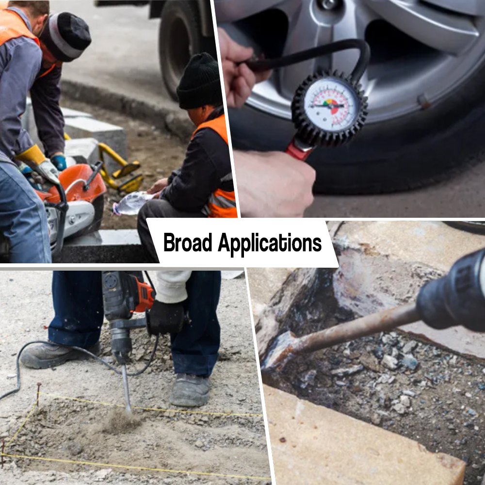Portable Ac Direct Driven Oil Lubricated Air Compressor 220V 8Bar 1500W 2HP 30L Direct Drive Type Air Compressor