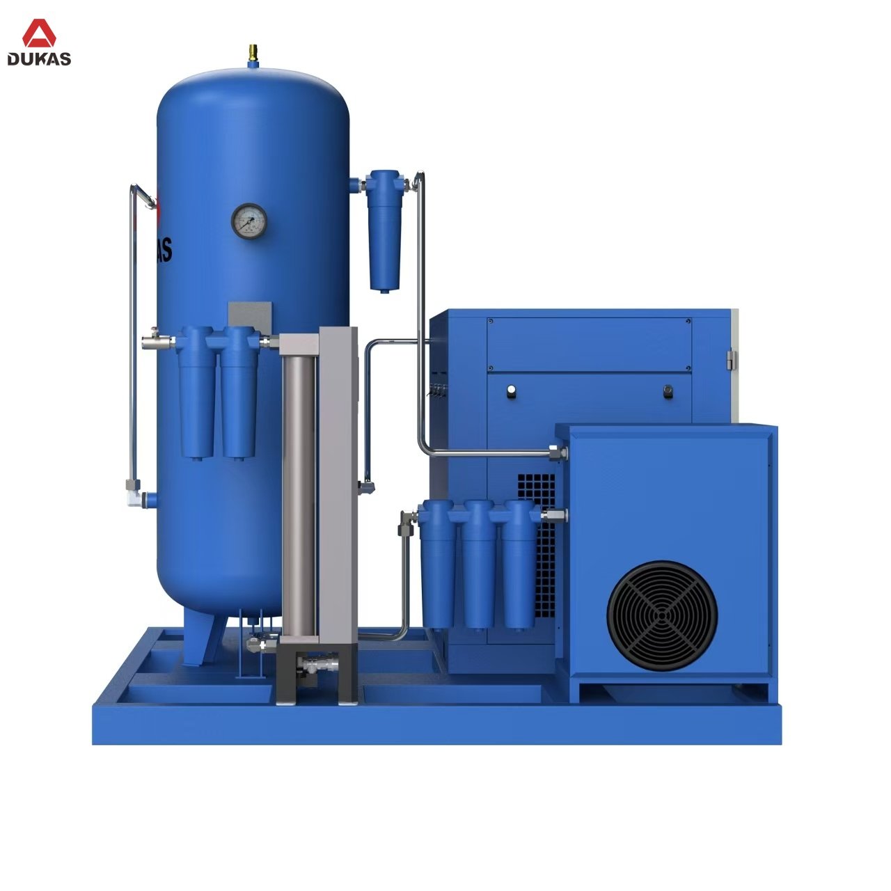 Skid-mounted Integrated Screw air Compressor Suitable for Laser Cutting