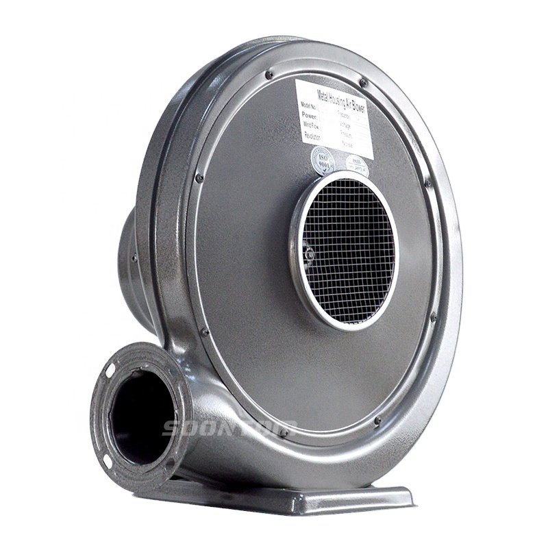 180W/250W/370W Medium Pressure Industrial Suction Blower Fan