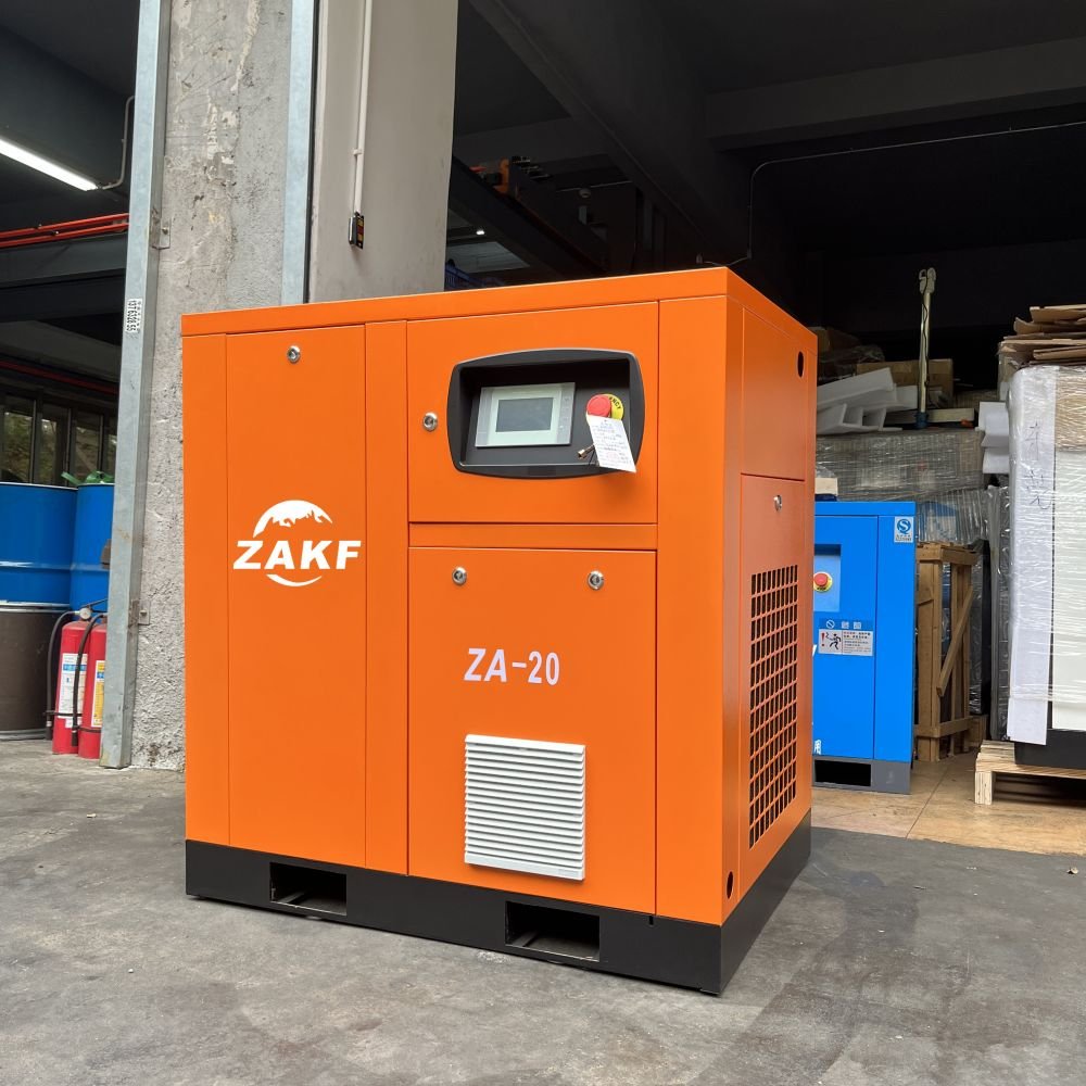 Industrial Equipments 220V415V/380V/60HZ/50HZ PMVSD Fixed Speed Screw Air Compressor for Stone Processing Industry
