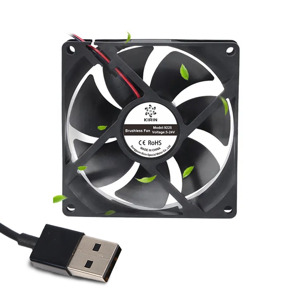 Brushless Dc Axial Flow Fan 9225 5v 3000RPM 92mm*92mm*25mm Air Cooling Fan