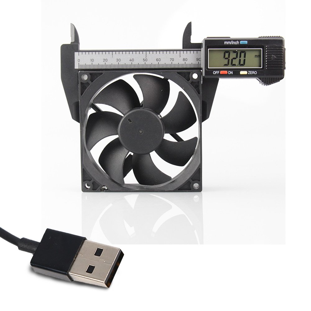 Brushless Dc Axial Flow Fan 9225 5v 3000RPM 92mm*92mm*25mm Air Cooling Fan