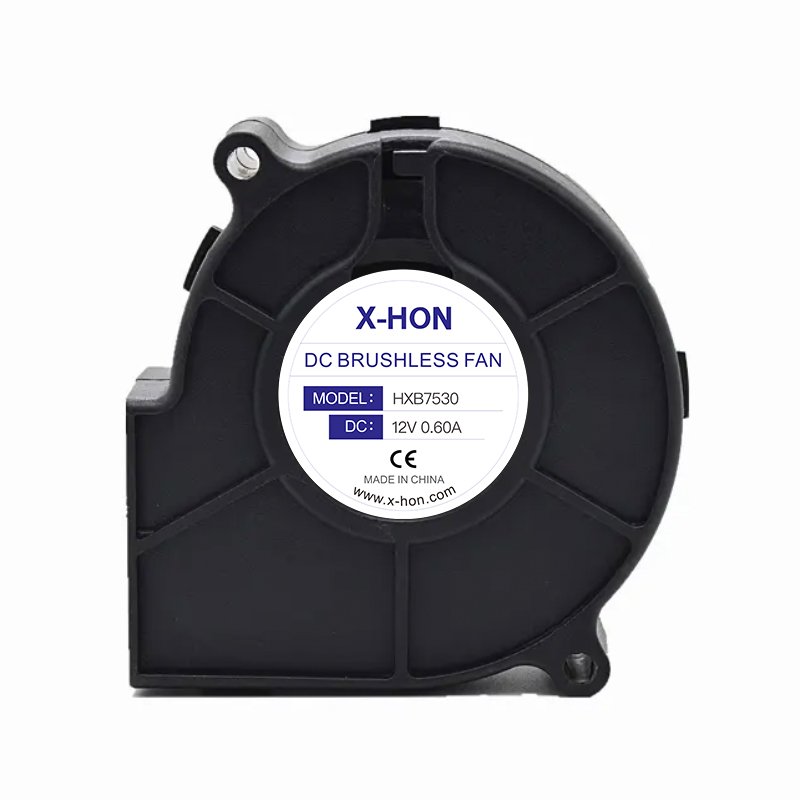 Micro Blower Fan 12V 24V 75x75x30mm 7530 Silent Waterproof DC Blower Fan Centrifugal Extractor Fan Blower 75mm