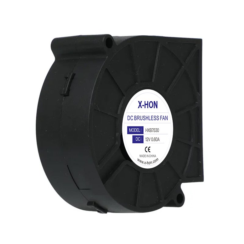 Micro Blower Fan 12V 24V 75x75x30mm 7530 Silent Waterproof DC Blower Fan Centrifugal Extractor Fan Blower 75mm