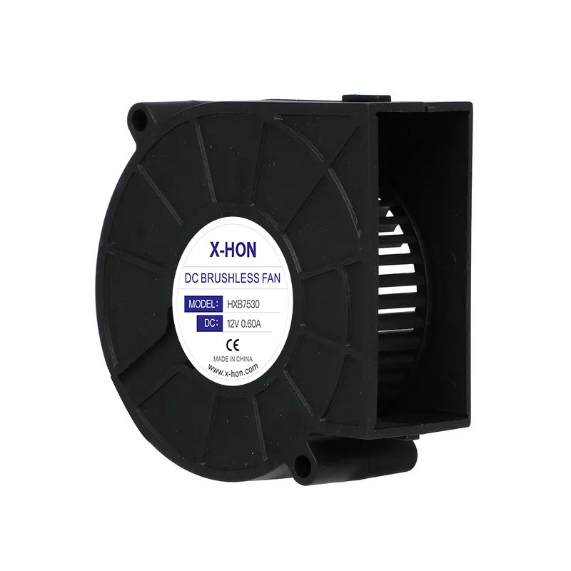 Micro Blower Fan 12V 24V 75x75x30mm 7530 Silent Waterproof DC Blower Fan Centrifugal Extractor Fan Blower 75mm
