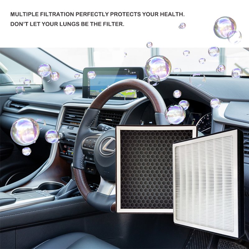 XTechnor Air Conditioning Filter Carbon HEPA Cabin Filter Replacement for Toyota Prado Cars 2005 2024
