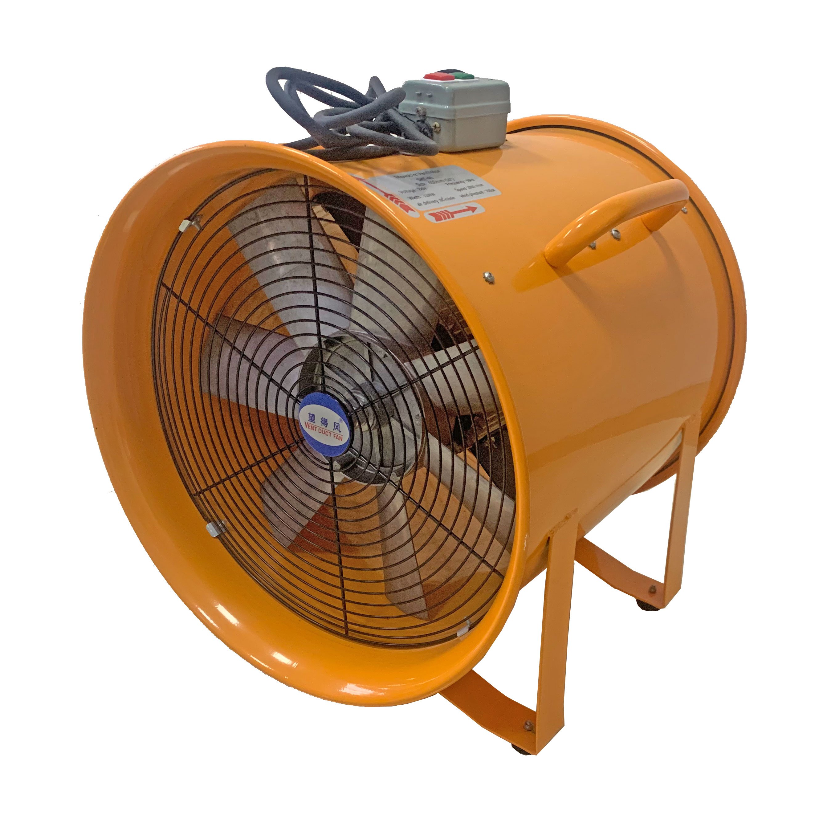 20" 220V Portable Super Speed Large Airflow air Ventilation Fan
