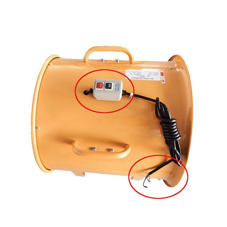 20" 220V Portable Super Speed Large Airflow air Ventilation Fan