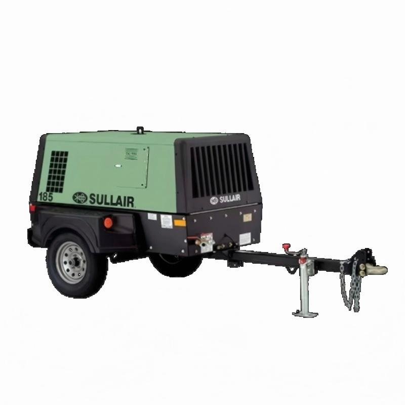 Sullair 185 Cfm Portable diesel Engine Driven Rotary air Compressor for Construction and Mining Compresor Sullair