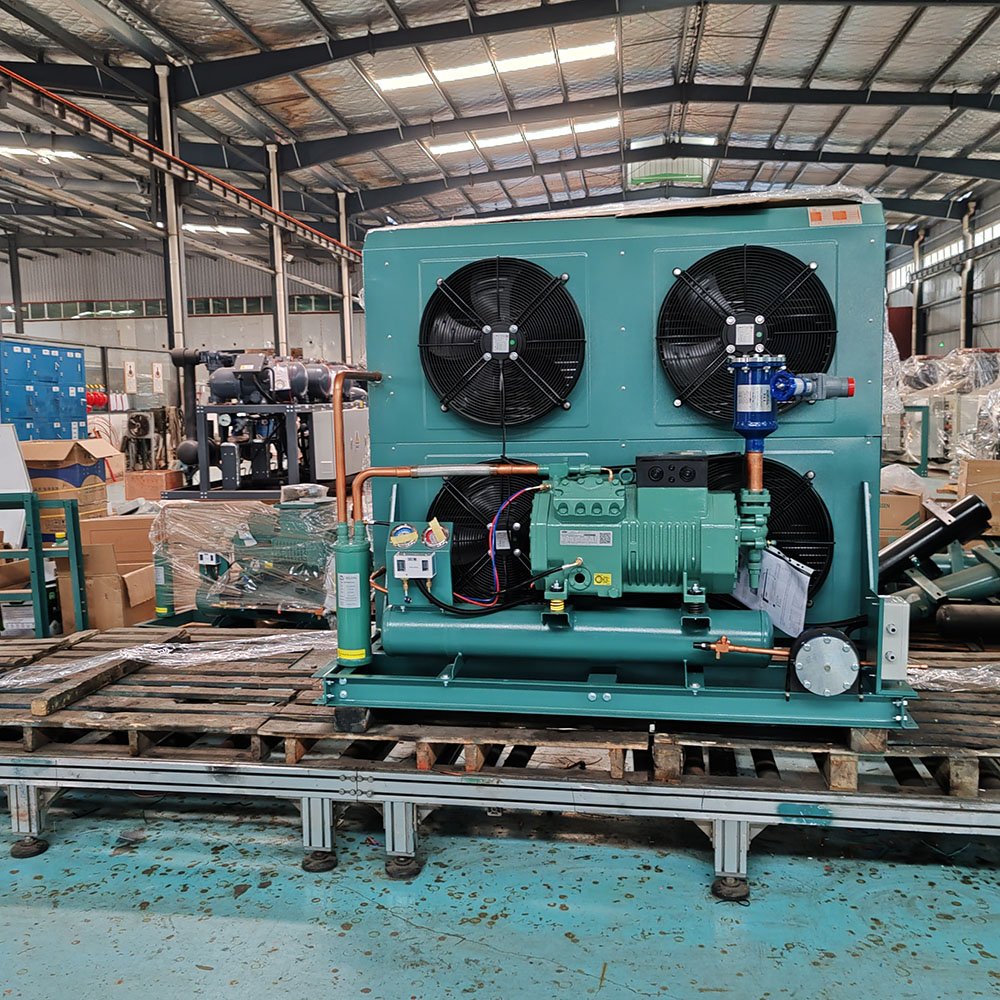 Freezing Drier Cooler Cold Storage 12V Open air Cooled Compressor Condensing Unit