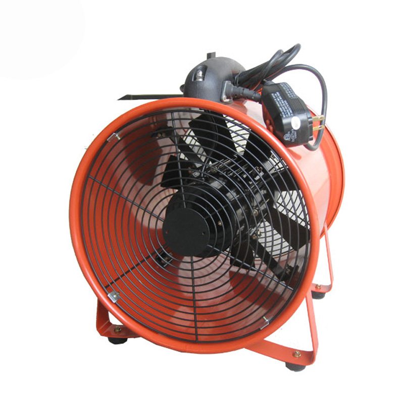 Aluminum Blade Metal Housing 14 Inch 110 V 60Hz Industrial Ventilation Fan Portable Blower