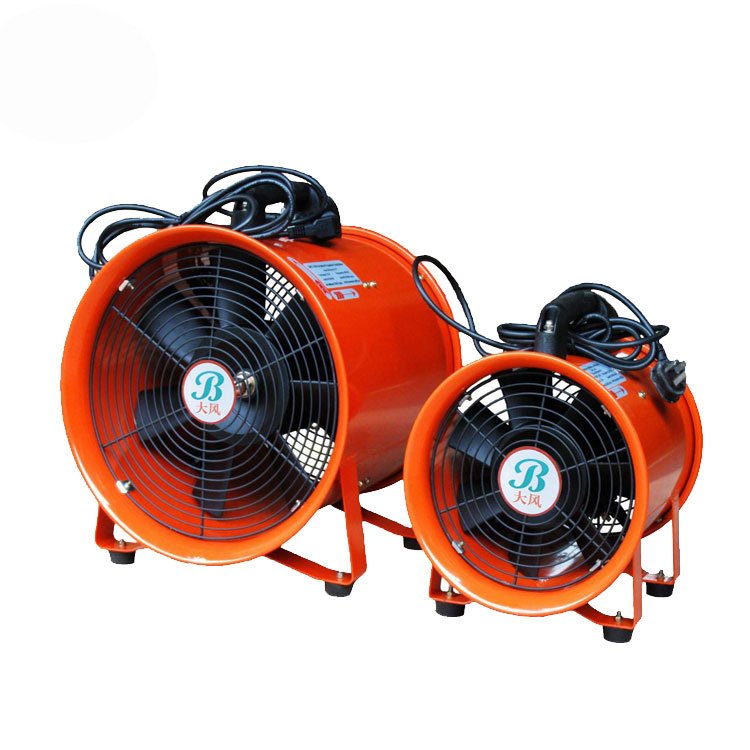 Aluminum Blade Metal Housing 14 Inch 110 V 60Hz Industrial Ventilation Fan Portable Blower