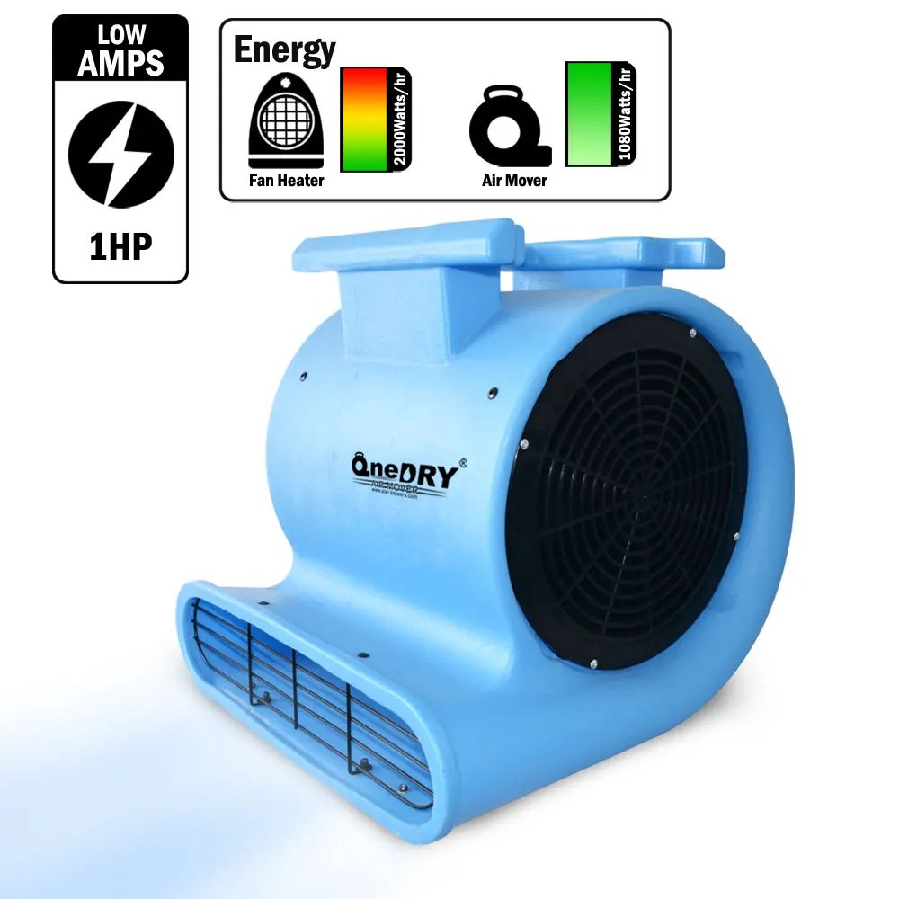 Stackable Centrifugal Industrial Mini Floor Drying Carpet Dryer Blower Fan Air Mover for Water Damage Restoration