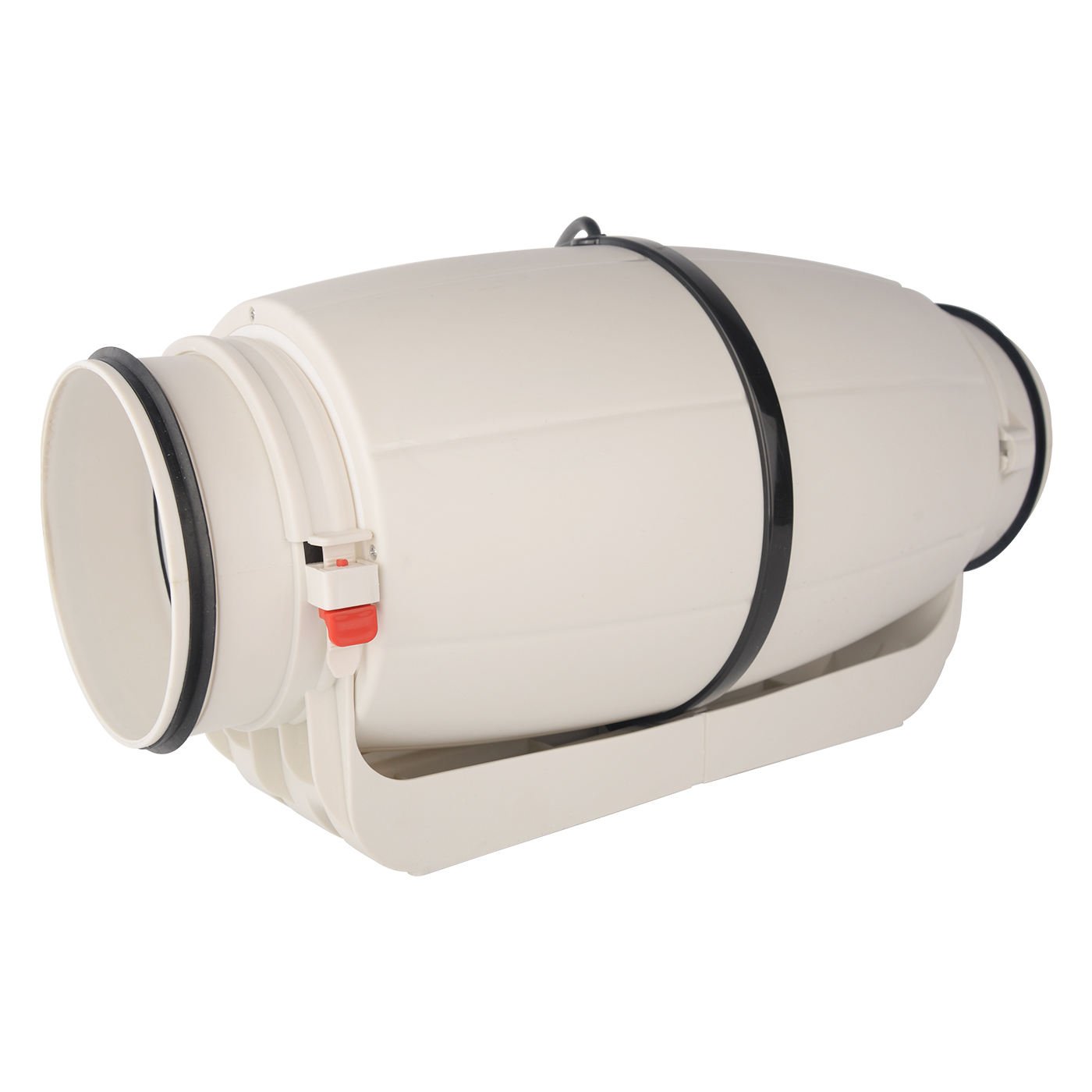 200mm SILENT Duct In-line Extractor Fans High Airflow PVC 2 Speed In-line Duct Fan