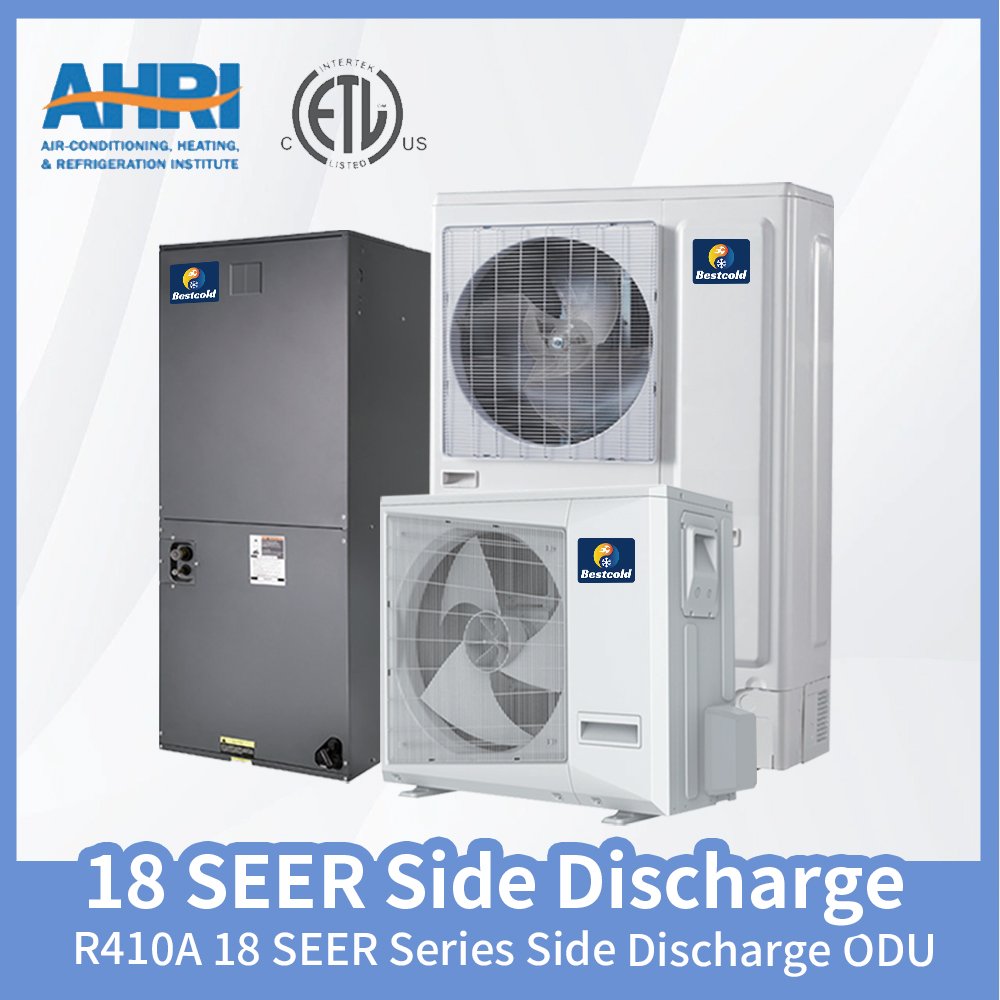 AHRI Certificate Air Handler With Condensing Unit AHU Machine for Central R410A Light Commercial air Conditioner