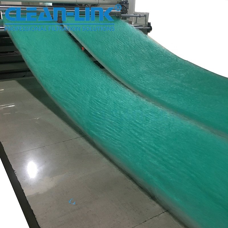 G2-G4 Fiberglass Media Filter Paint Stop Floor Filter Roll for Spray Booth