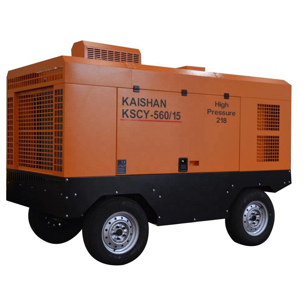 Good Sale Model Movable Engine Mounted 250 Cfm air Compressor Cheap Used in Mining for Well Drill Rig