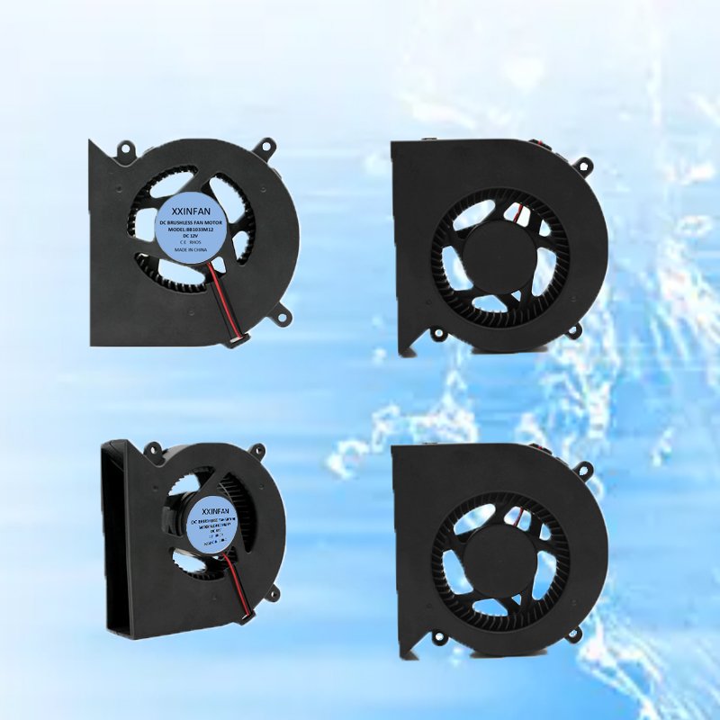 China Factory ODM/OEM Air Blower High Pressure 100x33mm 12v Dc Centrifugal Fan Blower Fan 10cm