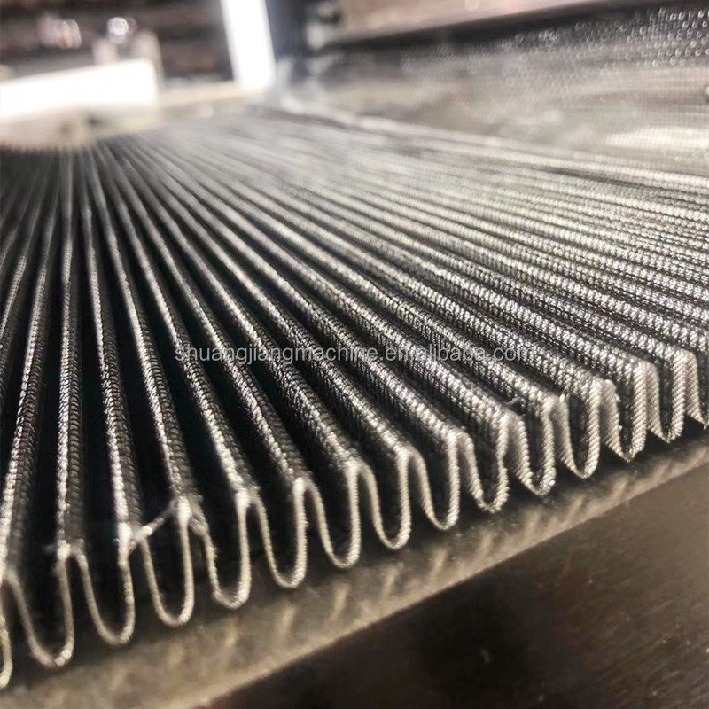 Stainless Steel Cristal Mesh Wire Filter Strengthen Knife Pleating Machine Production Line for Max Pleating Width 1300mm