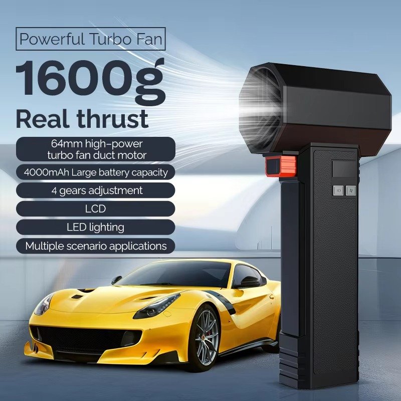 air Blower Machine Multifunctional High Power Jet Dry Fan Blower for Cars Dryer air Compressor Handheld Turbo Jet Blower Fan