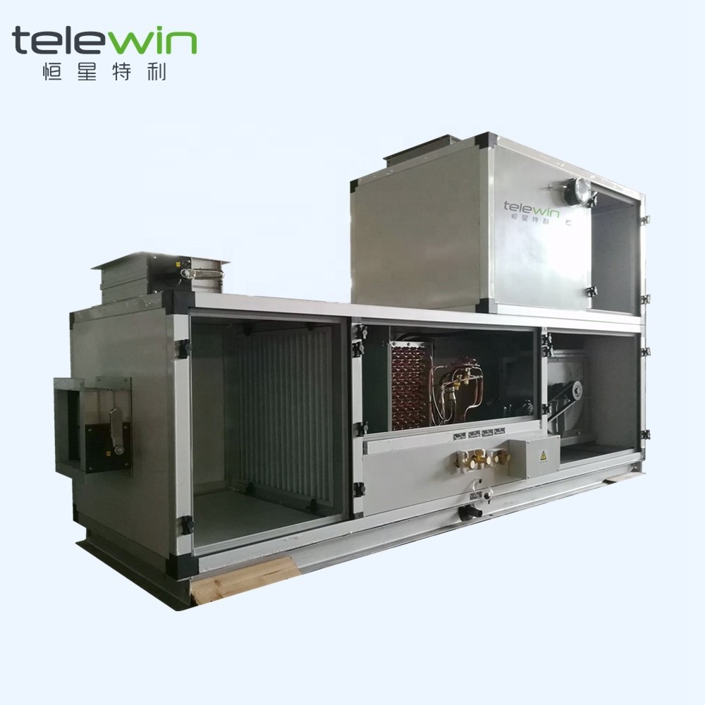Modular air Handling Unit Fresh air Pre-cooling Heat Recovery System Thermal Wheel or Plate Type Heat Exchanger