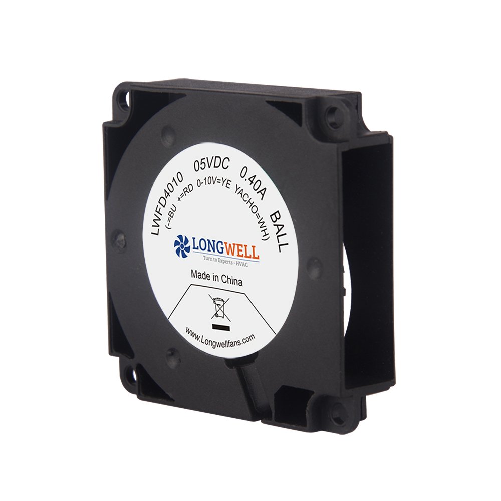 LONGWELL 40x40x10 DC 5V 12V 24V 5000 - 9000RPM 4010 Mini Centrifugal Fan Blower for Computer , Cooling ,Ventilating